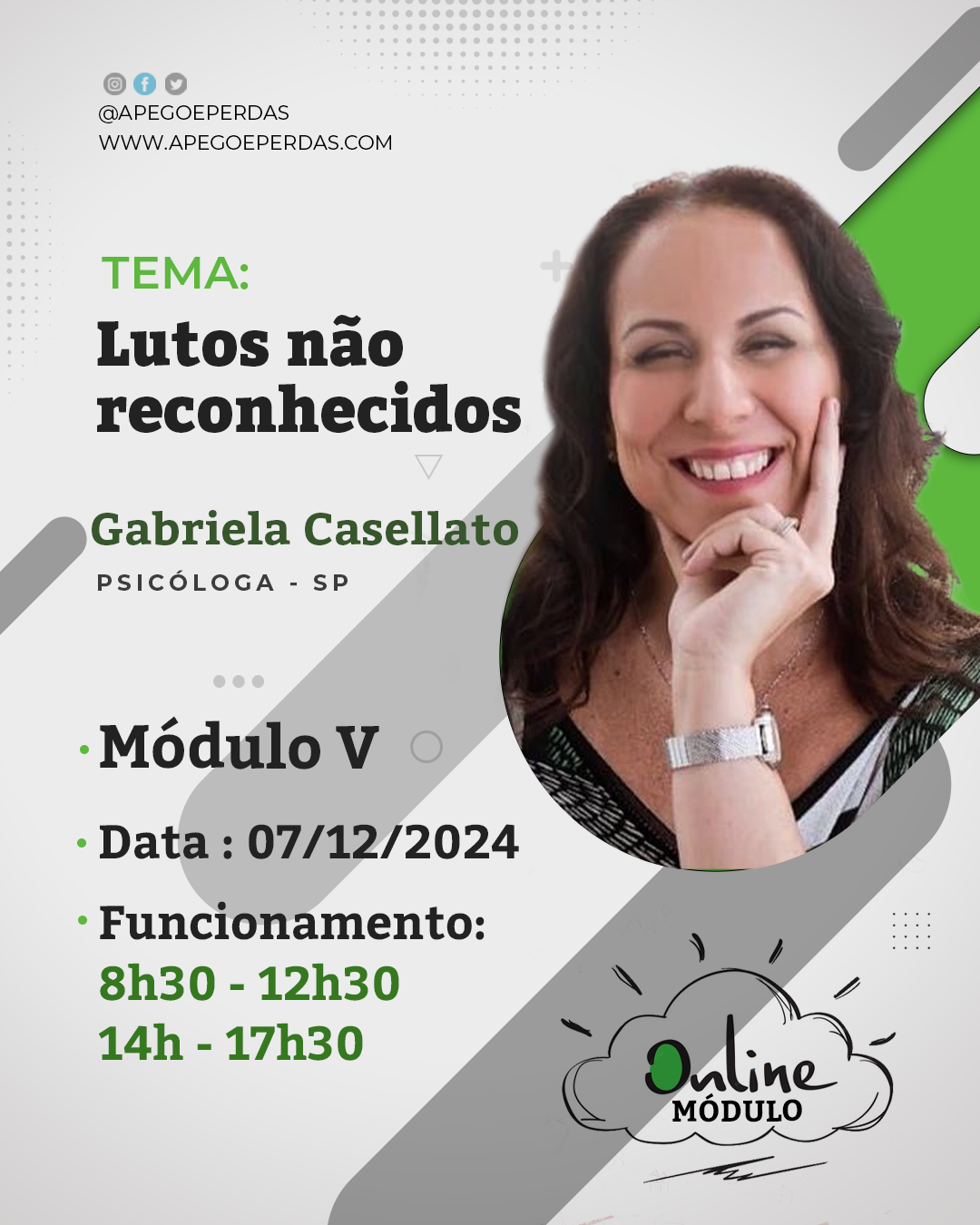 V Módulo Lutos Não reconhecidos – Gabriela Caselatto -Sp